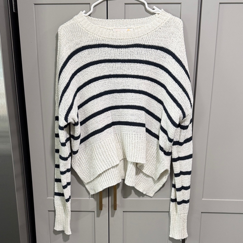 C&C California navy striped sweater M